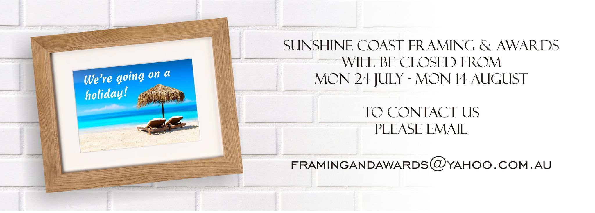 Banner image for Sunshine Coast Framing and Awards